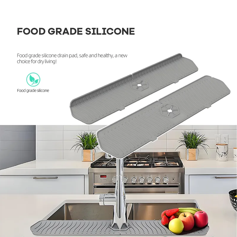 Long Faucet Draining Mat