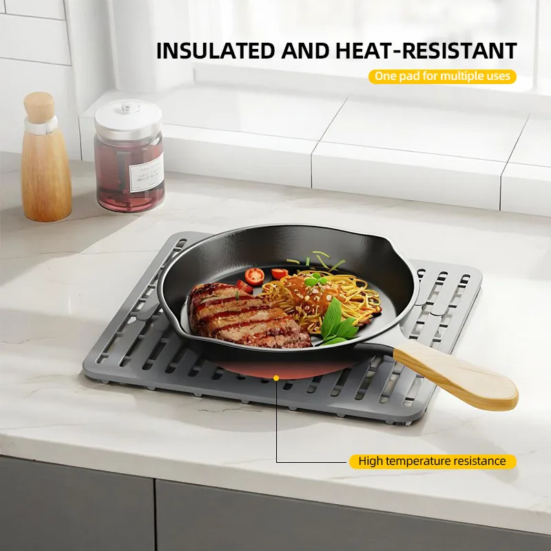 Striped Draining Mat