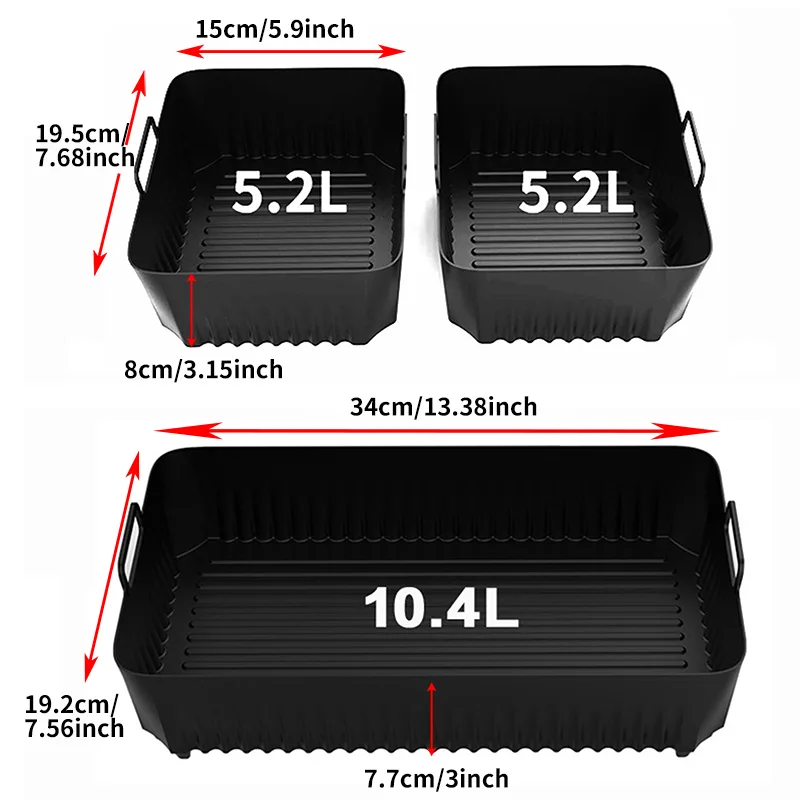 5.2L + 10.4L Air Fryer Mat