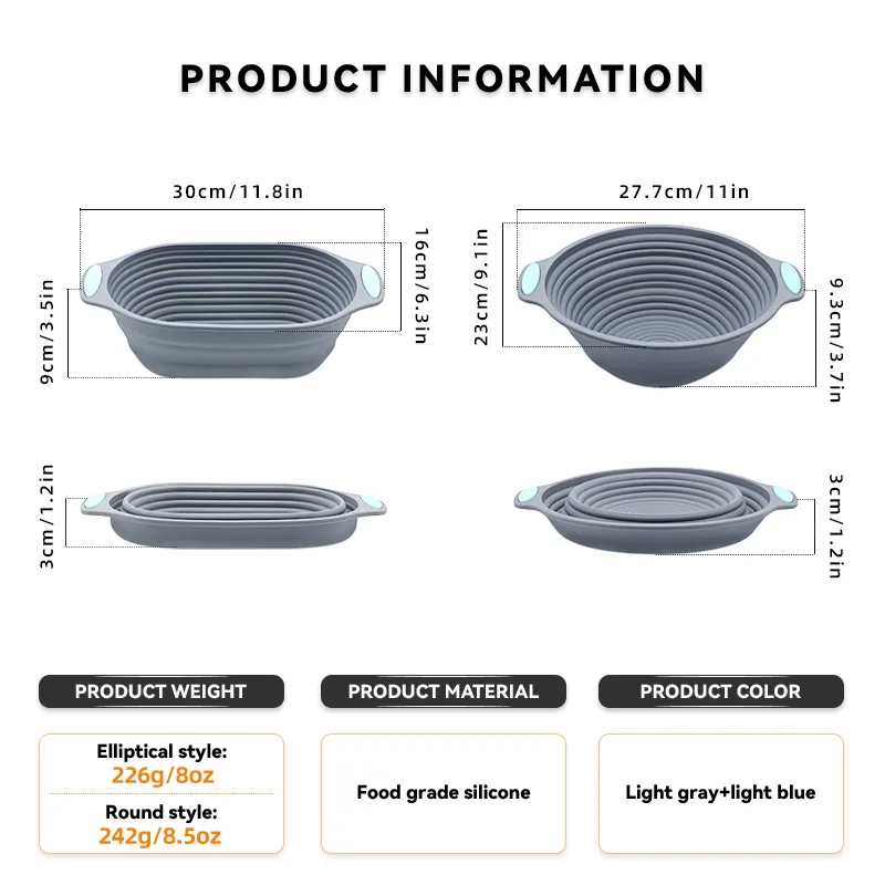 Foldable Proofing Basket