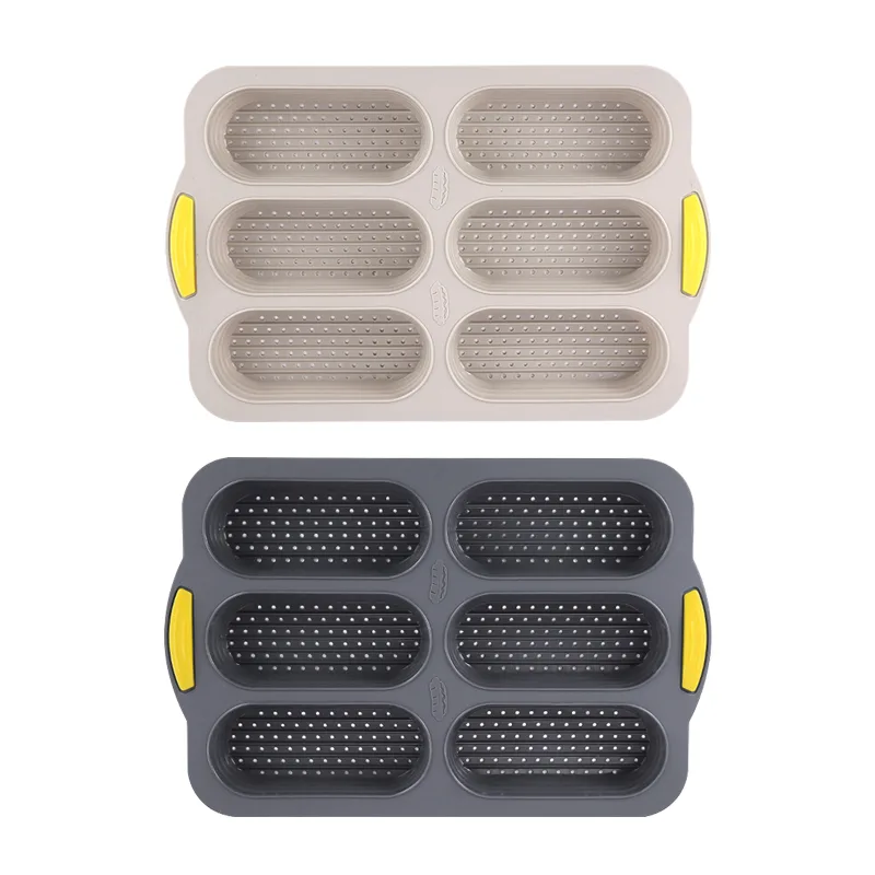 6-Cavity Hot Dog Bun Mold
