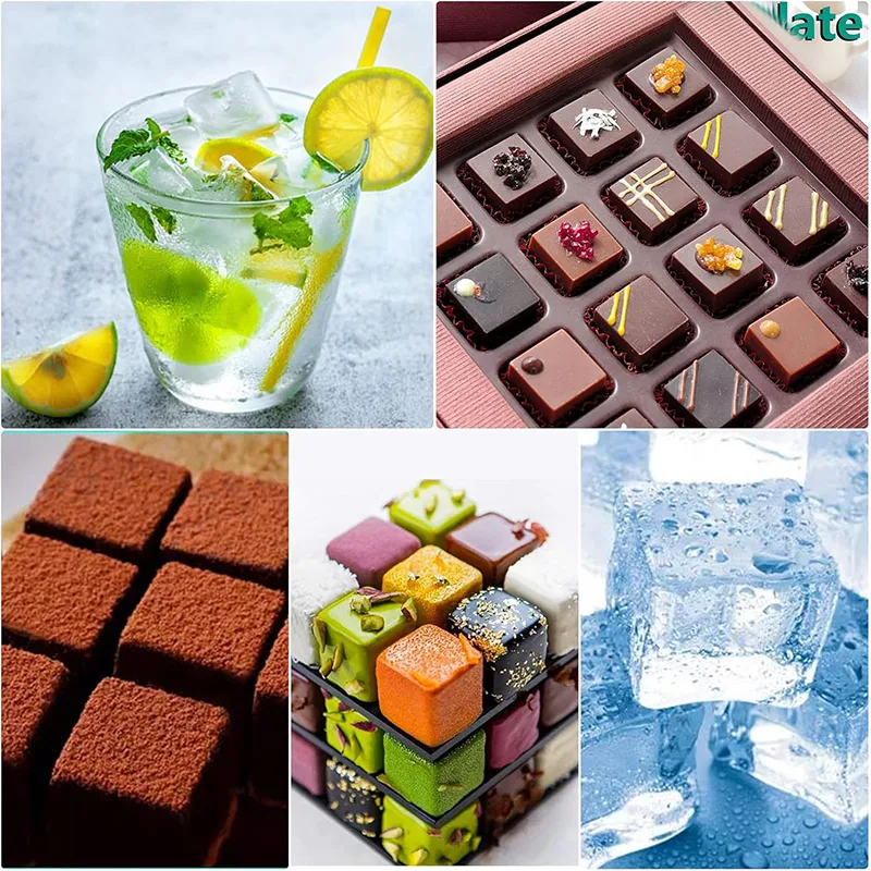 40-Cavity Square Chocolate Mold