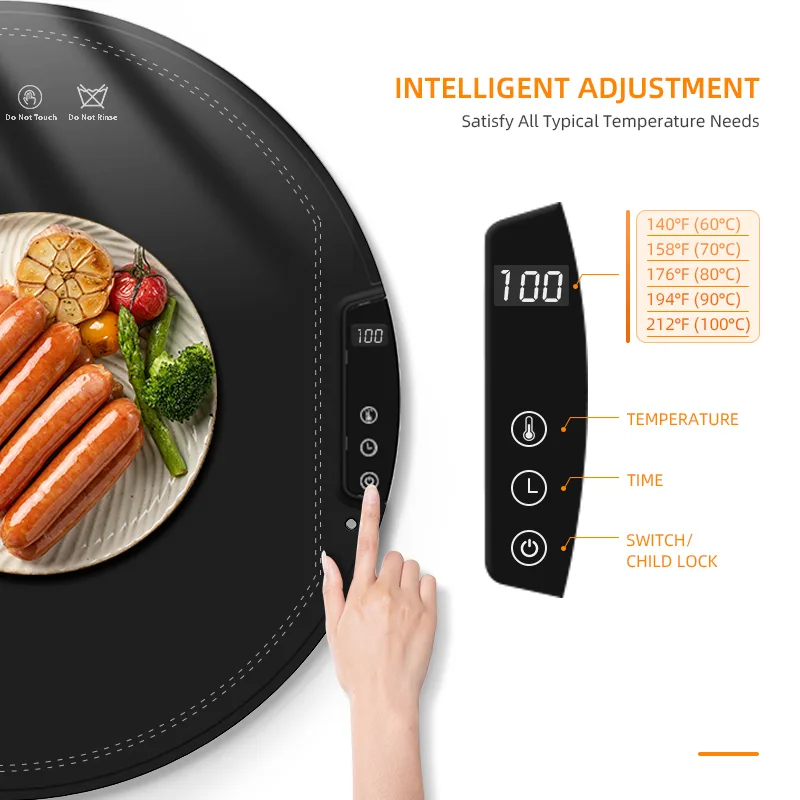 Round Food Warming Mat
