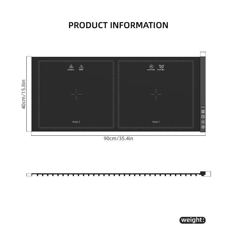 Long Food Warming Mat