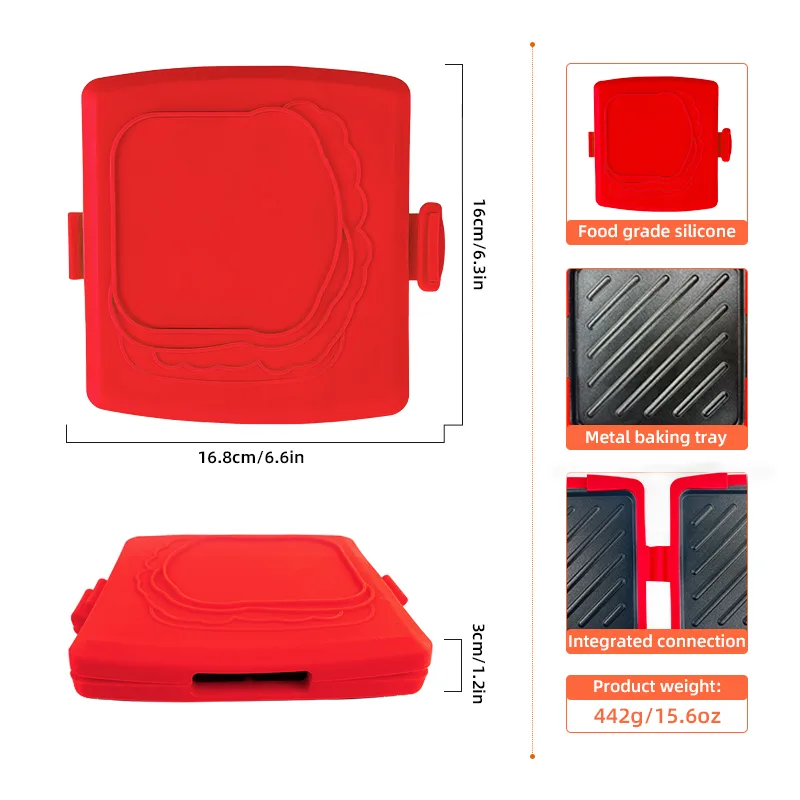 Sandwich Baking Pan (One-piece)