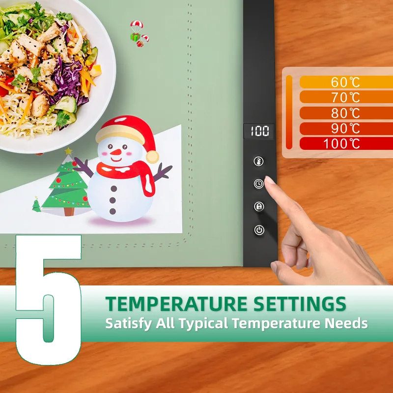 Christmas Food Warming Mat