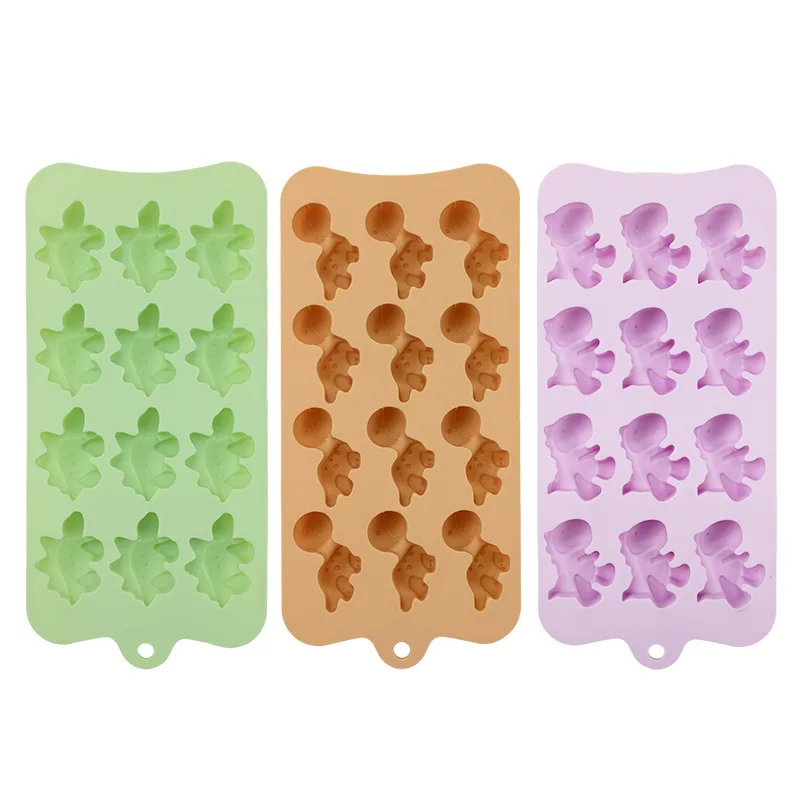 12-Cavity Dinosaur Mold