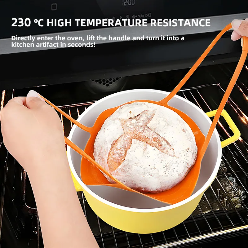 Round Baking Mat with Handles