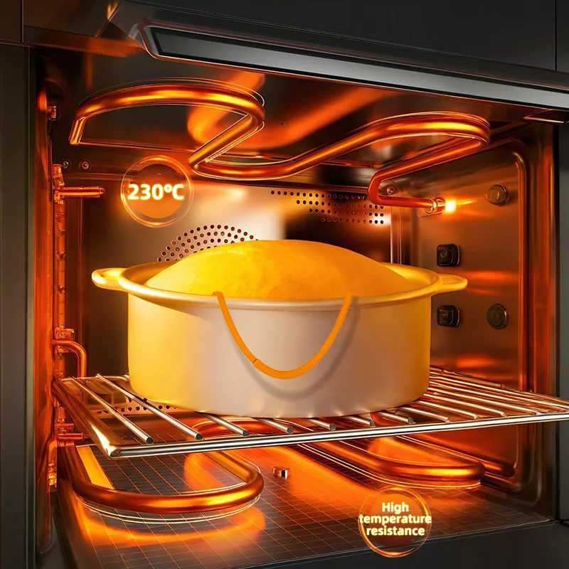 Round Baking Mat with Handles