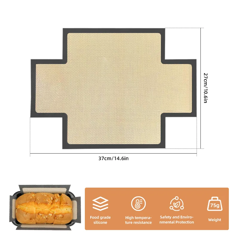 Cross-shaped Bread Baking Mat