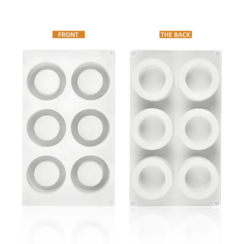 6-Cavity Cylinder Mousse Mold