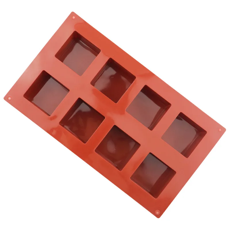 8-Cavity Square Cake Mold