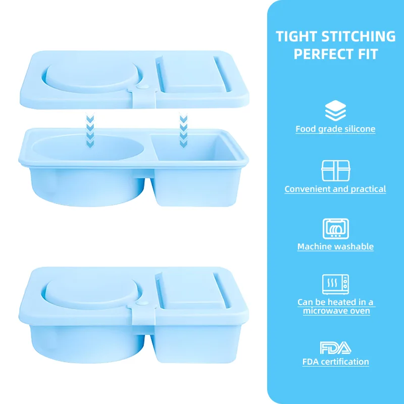 Two-compartment Mini Lunch Box