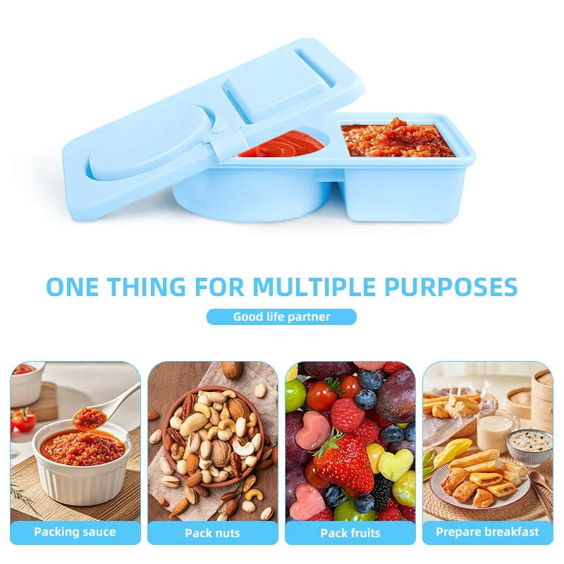 Two-compartment Mini Lunch Box