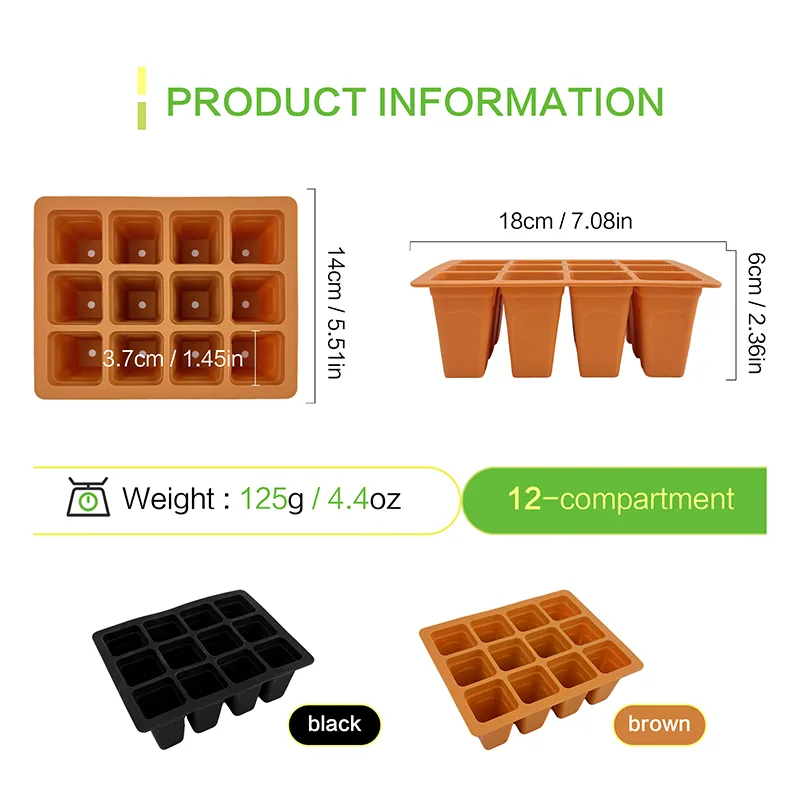 12-Cell Seedling Tray